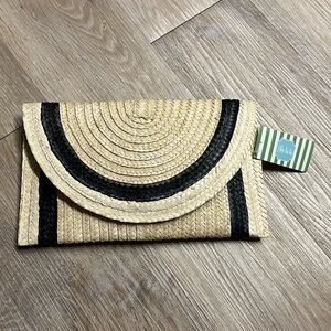 Straw Ivory Clutch